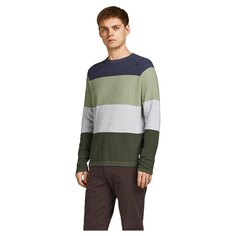 Свитер Jack &amp; Jones Egustav Crew Neck, зеленый