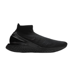 Кроссовки Nike Rise React Flyknit &apos;Triple Black&apos;, черный