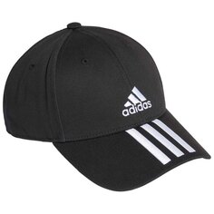 Бейсболка adidas Baseball 3 Stripes Cotton Twill, черный