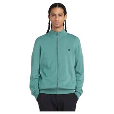 Свитер Timberland Williams River Cotton Yd Full Zip, зеленый