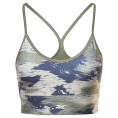 Спортивный бюстгальтер Reebok Workout Ready Camo Print, зеленый