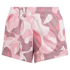 Шорты adidas Essentials Aeroready Seasonal Print, розовый