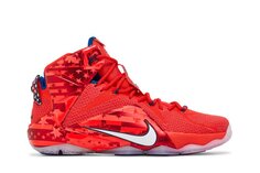 Кроссовки Nike LeBron 12 &apos;USA&apos;, красный