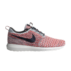 Кроссовки Nike Flyknit Roshe Run &apos;Bright Crimson&apos;, красный