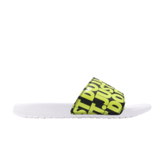 Кроссовки Nike Benassi JDI Print &apos;Volt&apos;, белый