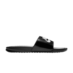 Кроссовки Nike Benassi JDI &apos;Black Pure Platinum&apos;, черный