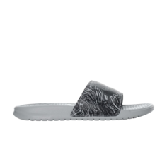 Кроссовки Nike Benassi JDI Slide &apos;Wolf Grey&apos;, серый