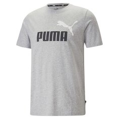 Футболка с коротким рукавом Puma Ess+ 2 Col Logo, серый