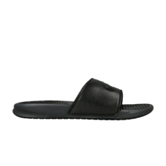 Кроссовки Nike Wmns Benassi JDI Metallic QS &apos;Metallic Black&apos;, черный