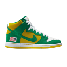 Кроссовки Nike Dunk High Pro SB &apos;Oakland&apos; Unheardof Special Box, зеленый