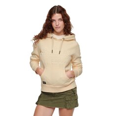 Худи Superdry Embossed Vl Graphic, бежевый