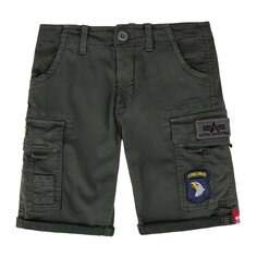 Шорты Alpha Industries Crew Patch, зеленый