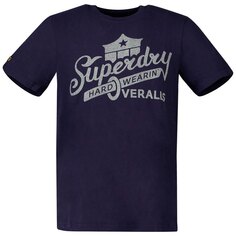 Футболка Superdry Vintage Script Style Ww, синий