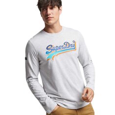 Футболка с длинным рукавом Superdry Vintage Vl Seasonal, белый