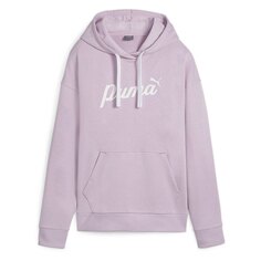 Худи Puma Ess+ Blossom Script, фиолетовый