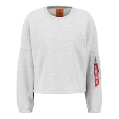 Толстовка Alpha Industries X-Fit Label Os, серый