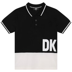 Поло с коротким рукавом DKNY D25E65, черный