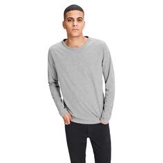 Футболка с длинным рукавом Jack &amp; Jones Basic O-Neck, серый