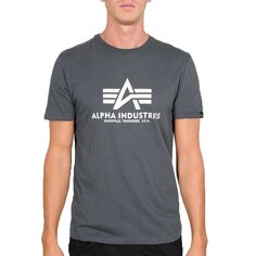 Футболка с коротким рукавом Alpha Industries Basic, серый