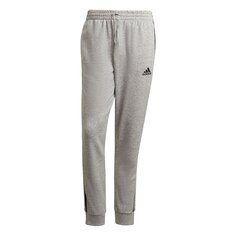 Брюки adidas Essentials French Terry Tapered Cuff 3-Stripes, серый