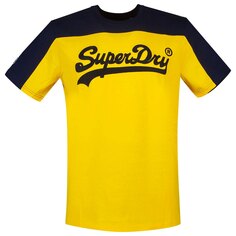 Футболка Superdry Vintage Vl College Mw, желтый