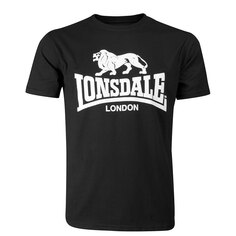 Футболка с коротким рукавом Lonsdale Logo, черный