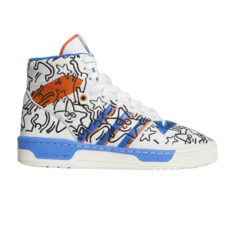 Кроссовки Adidas Keith Haring x Rivalry High &apos;Pop Art&apos;, белый