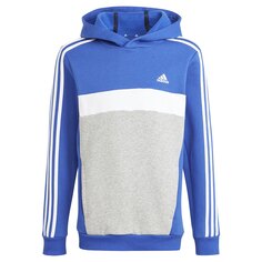 Худи adidas 3 Stripes Tib Fleece, синий