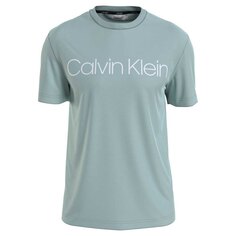 Футболка с коротким рукавом Calvin Klein Cotton Front Logo, зеленый