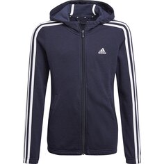 Худи adidas Essentials 3 Stripes-Hoodie, синий