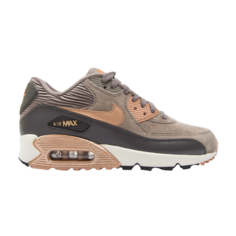 Кроссовки Nike Wmns Air Max 90 Leather, серый