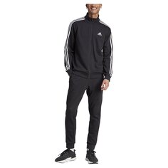 Спортивный костюм adidas Basic 3 Stripes Fleece, черный