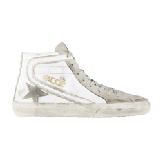 Кроссовки Golden Goose Distressed Slide High Top Sneaker &apos;White&apos;, белый