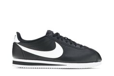 Кроссовки Nike Wmns Classic Cortez Leather &apos;Black White&apos;, черный