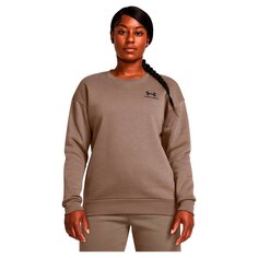 Толстовка Under Armour Essential Fleece Crew, коричневый