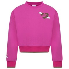 Толстовка Nike Sweet Swoosh Crew, розовый