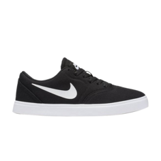 Кроссовки Nike Check Canvas SB GS &apos;Black&apos;, черный