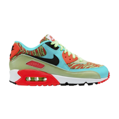 Кроссовки Nike Air Max 90 Premium Mesh GS, зеленый