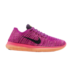 Кроссовки Nike Free RN Flyknit GS, розовый