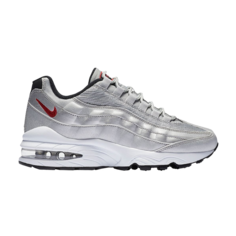Кроссовки Nike Air Max 95 QS GS &apos;Silver Bullet&apos;, серебряный