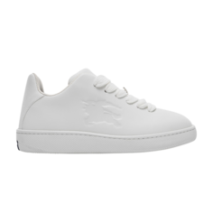 Кроссовки Burberry Leather Box Sneaker &apos;Debossed Equestrian Knight - White&apos;, белый