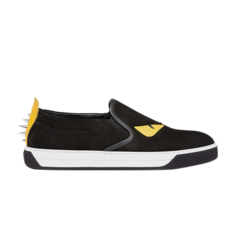 Кроссовки Fendi Monster Slip-On, черный