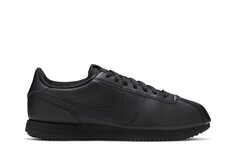 Кроссовки Nike Cortez Basic Leather &apos;Black Anthracite&apos;, черный