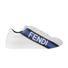 Кроссовки Fendi Leather Sneaker &apos;Fendi Logo - White Blue&apos;, белый