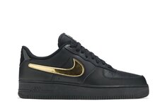Кроссовки Nike Air Force 1 Low &apos;07 LV8 &apos;Removable Swoosh - Black Gold&apos;, черный