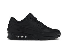 Кроссовки Nike Air Max 90 Leather &apos;Black&apos;, черный