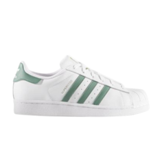 Кроссовки Adidas Superstar &apos;White Trace Green&apos;, зеленый