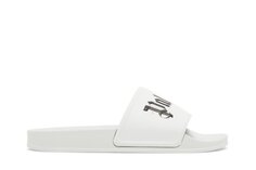 Кроссовки Palm Angels Pool Slider &apos;White Black&apos;, белый