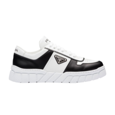 Кроссовки Prada Leather Sneakers &apos;White Black&apos;, белый