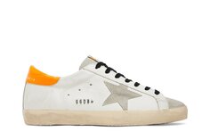 Кроссовки Golden Goose Superstar &apos;White Orange Fluo&apos;, серый